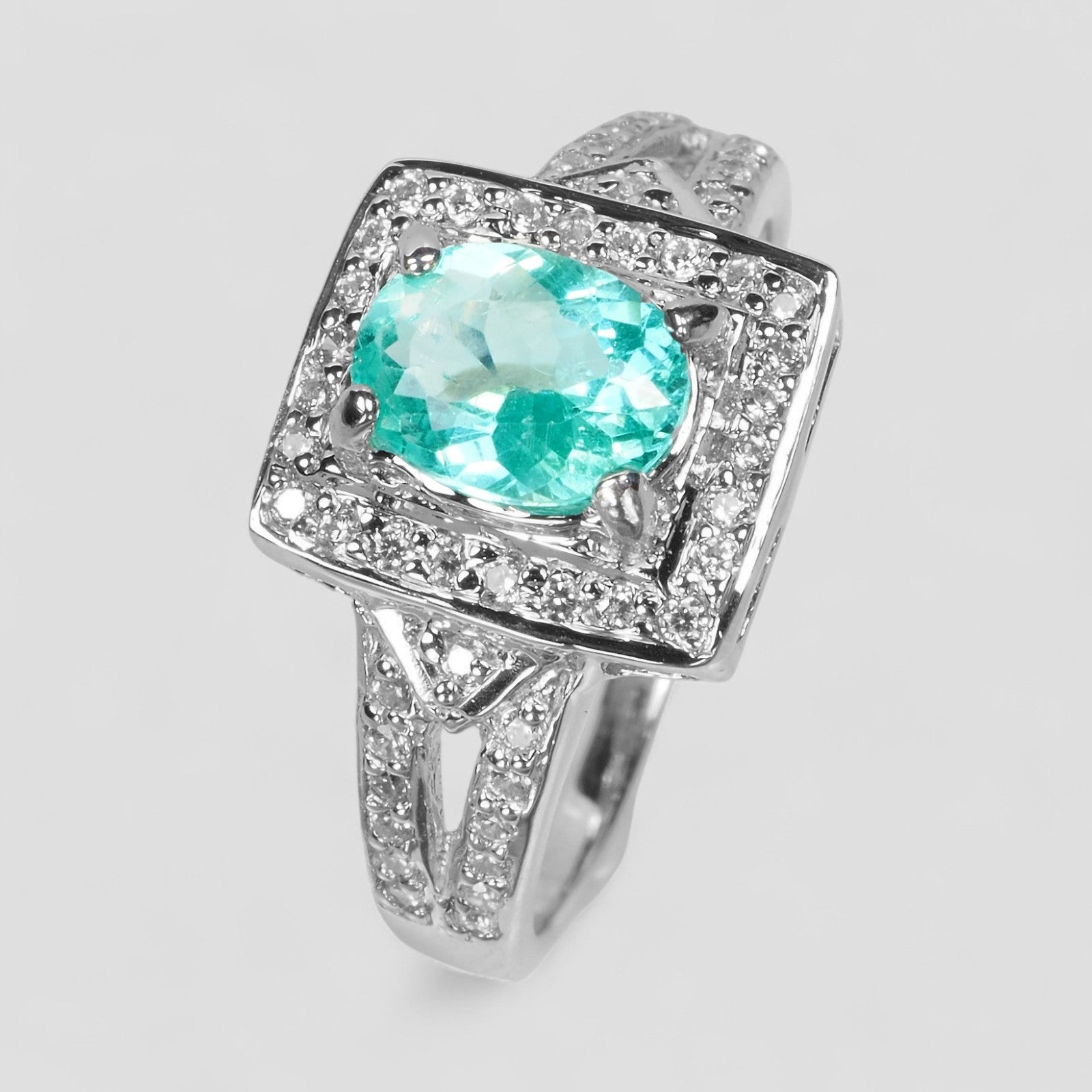 Blue Apatite 925 Sterling Silver Ring