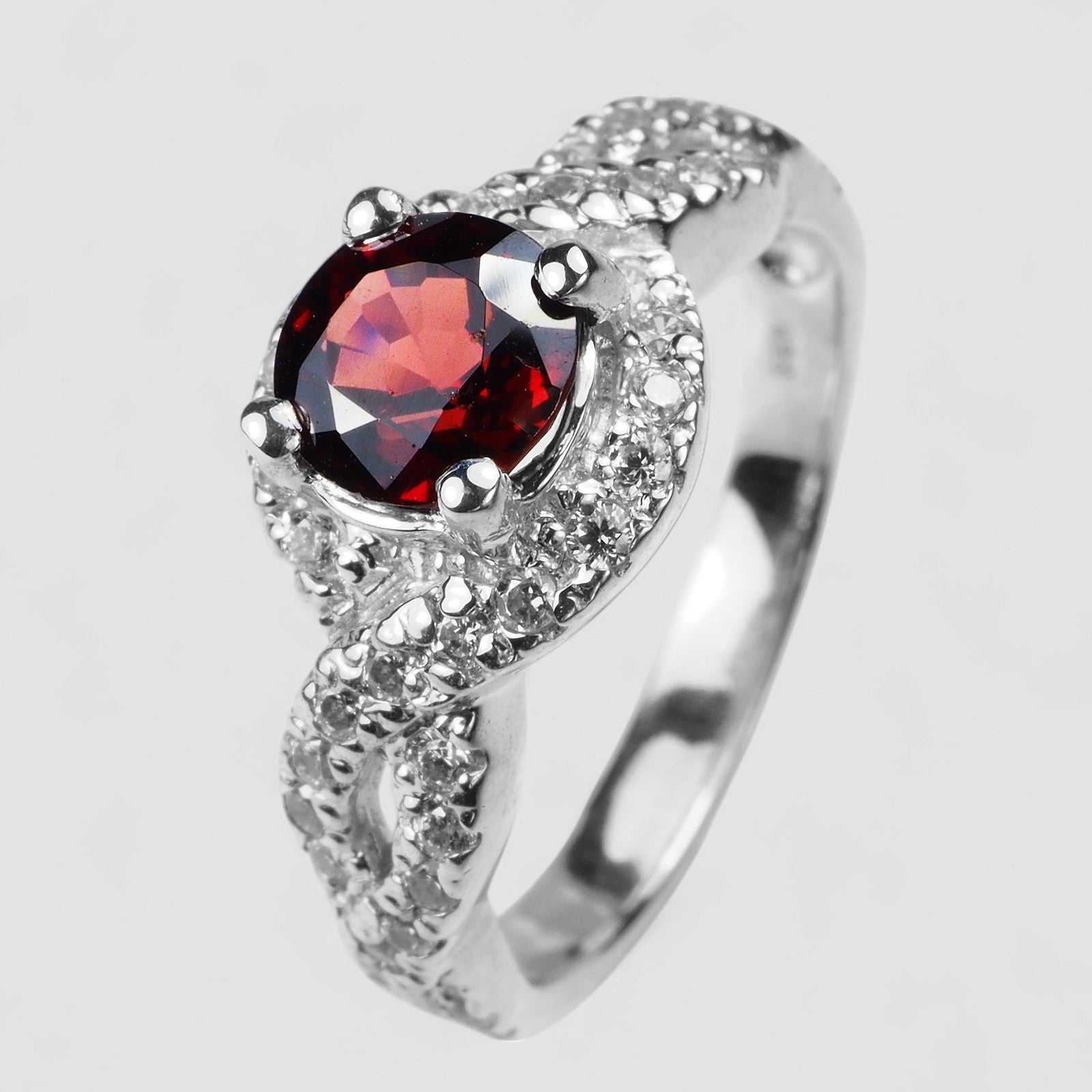 VIVID RED SPINEL 925 SOLID SILVER HANDMADE FINE RING JEWELRY