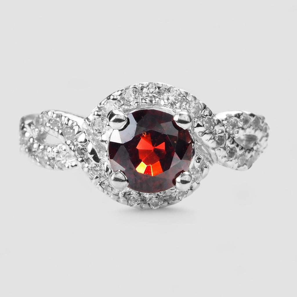 VIVID RED SPINEL 925 SOLID SILVER HANDMADE FINE RING JEWELRY