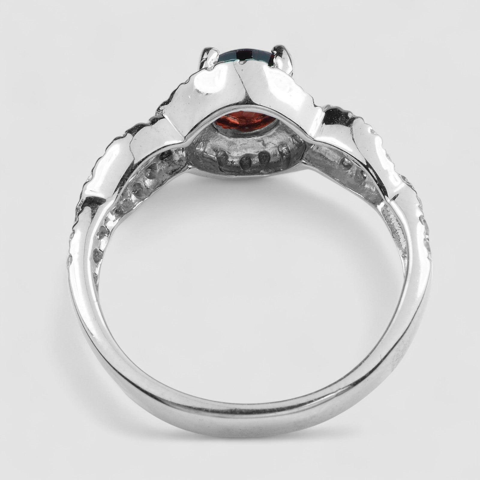 VIVID RED SPINEL 925 SOLID SILVER HANDMADE FINE RING JEWELRY