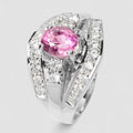 Pink Tourmaline 925 Sterling Silver Ring