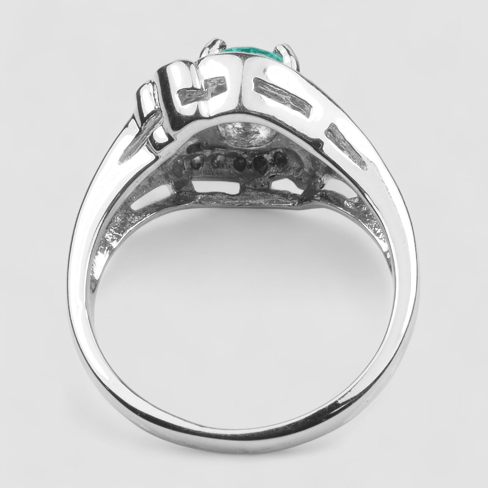 Blue Apatite 925 Sterling Silver Ring