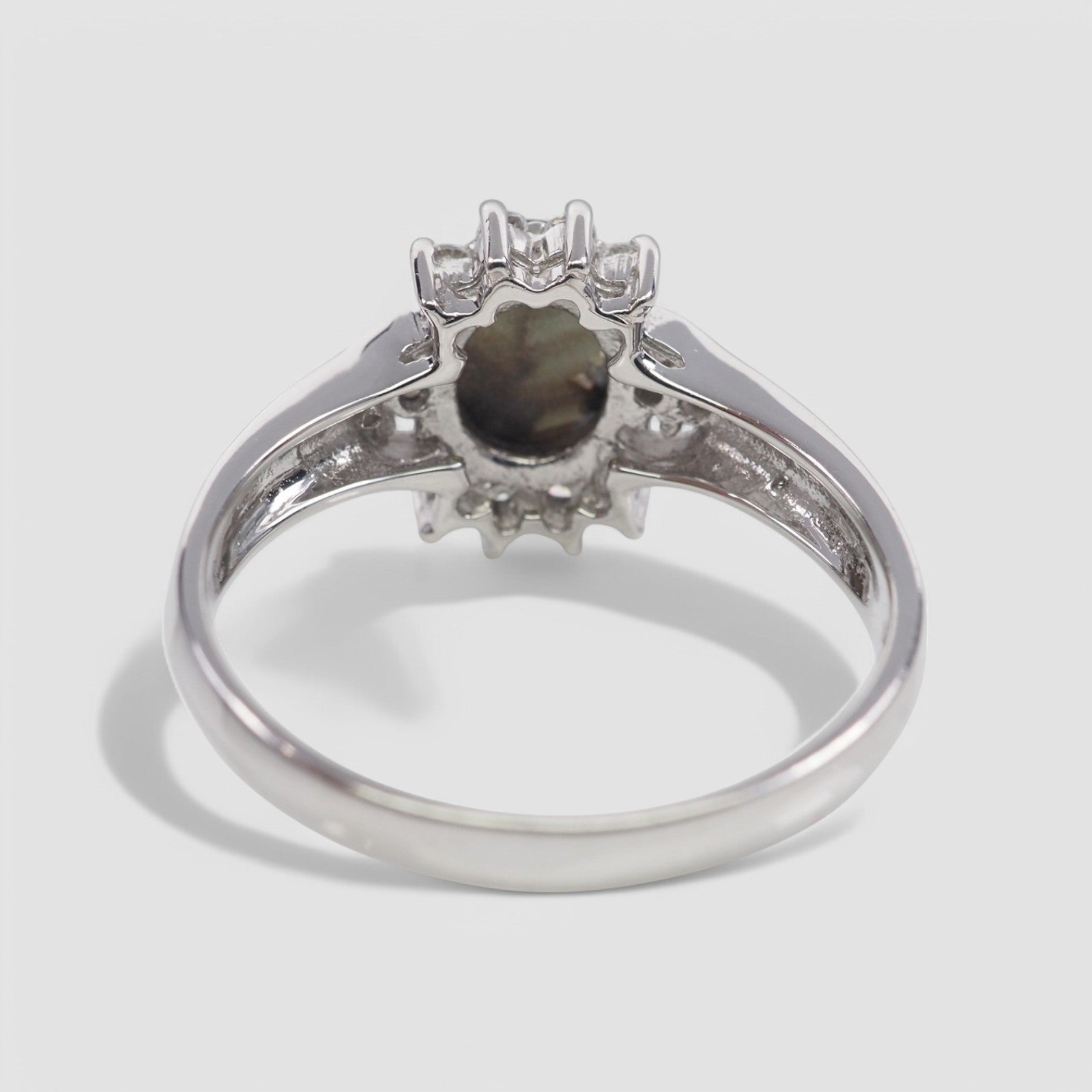 Black Star Sapphire 925 Sterling Silver Ring