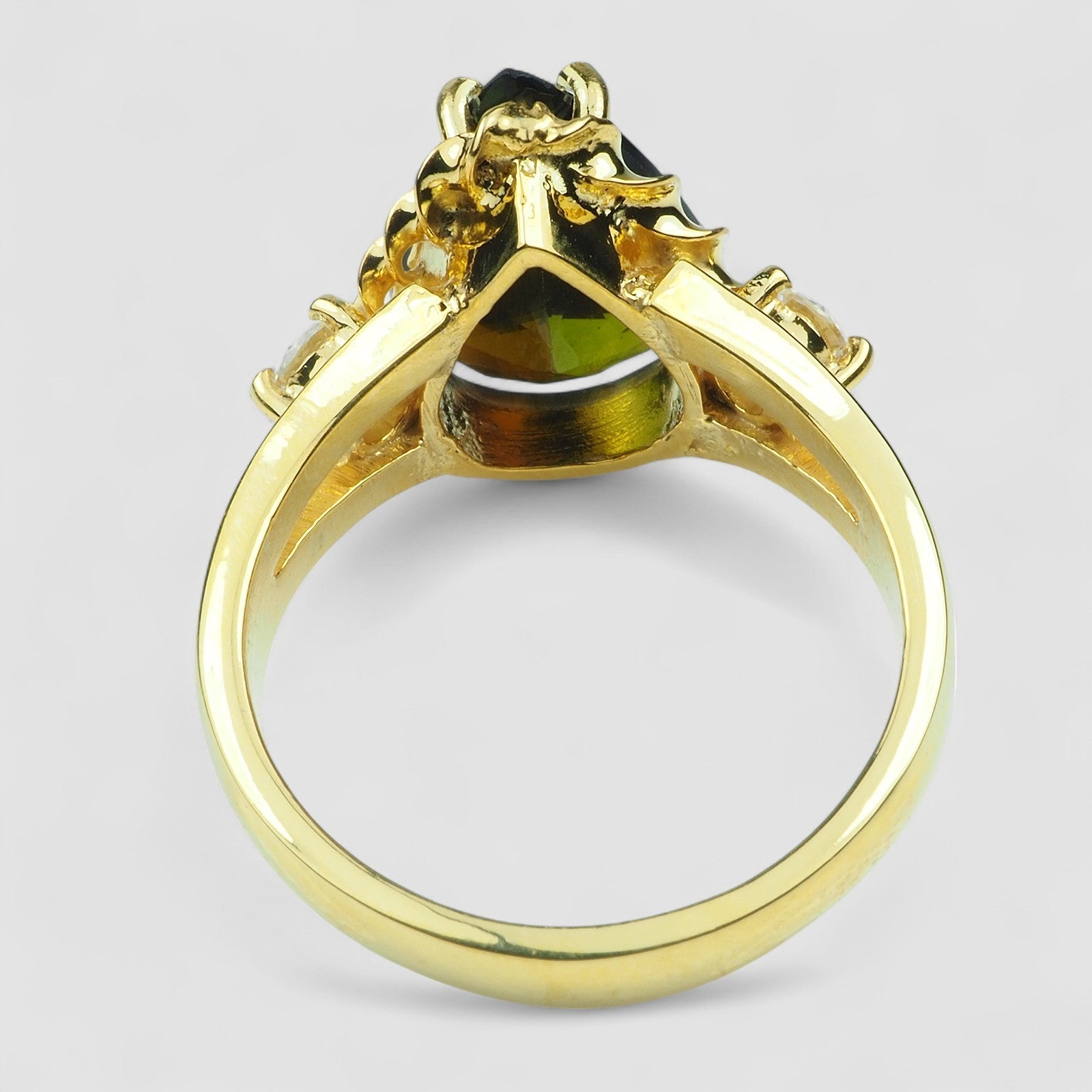 Smoky Brown Tourmaline 925 Sterling Silver Ring