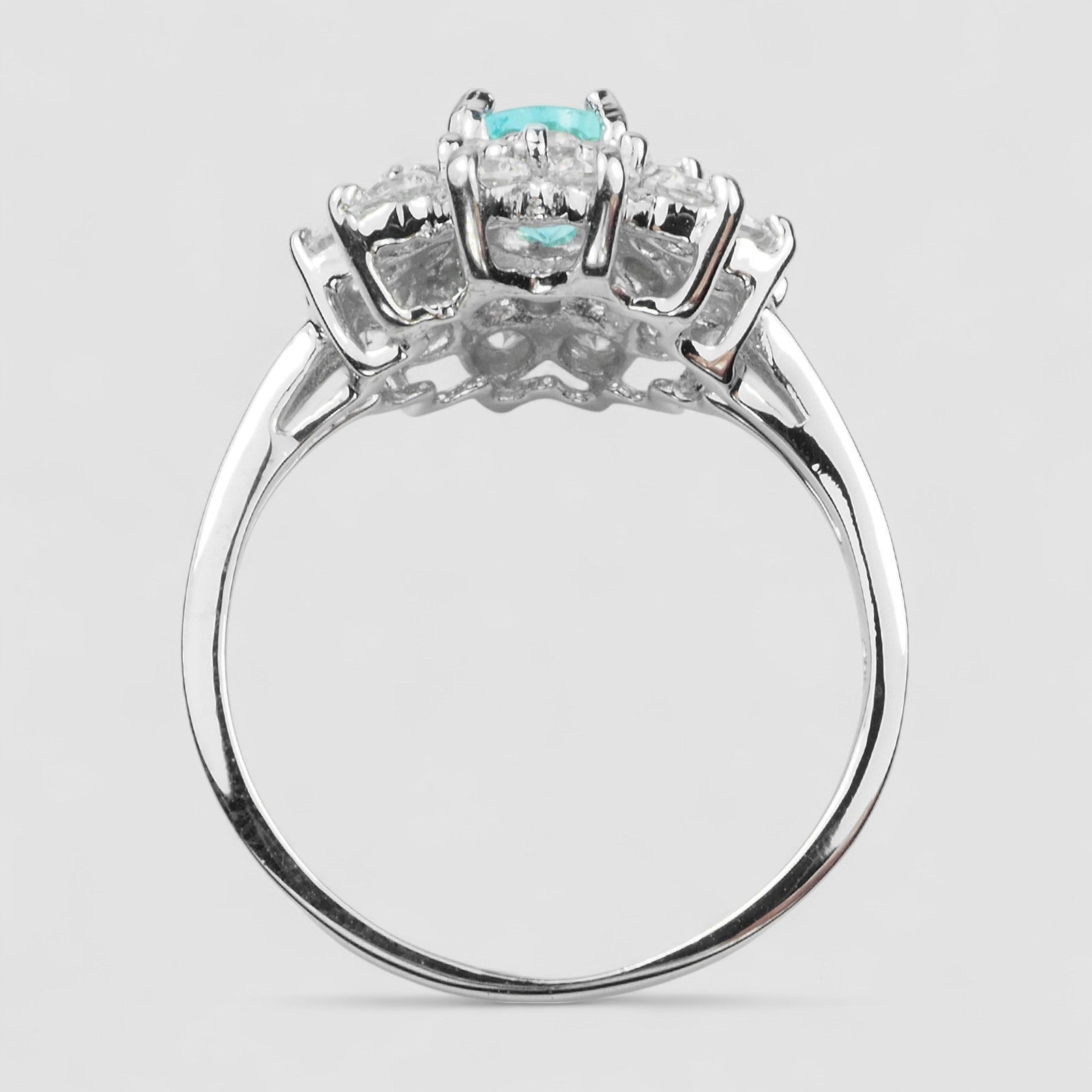 Zambian Green Emerald 925 Sterling Silver Ring