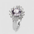 Purple Spinel 925 Sterling Silver Ring