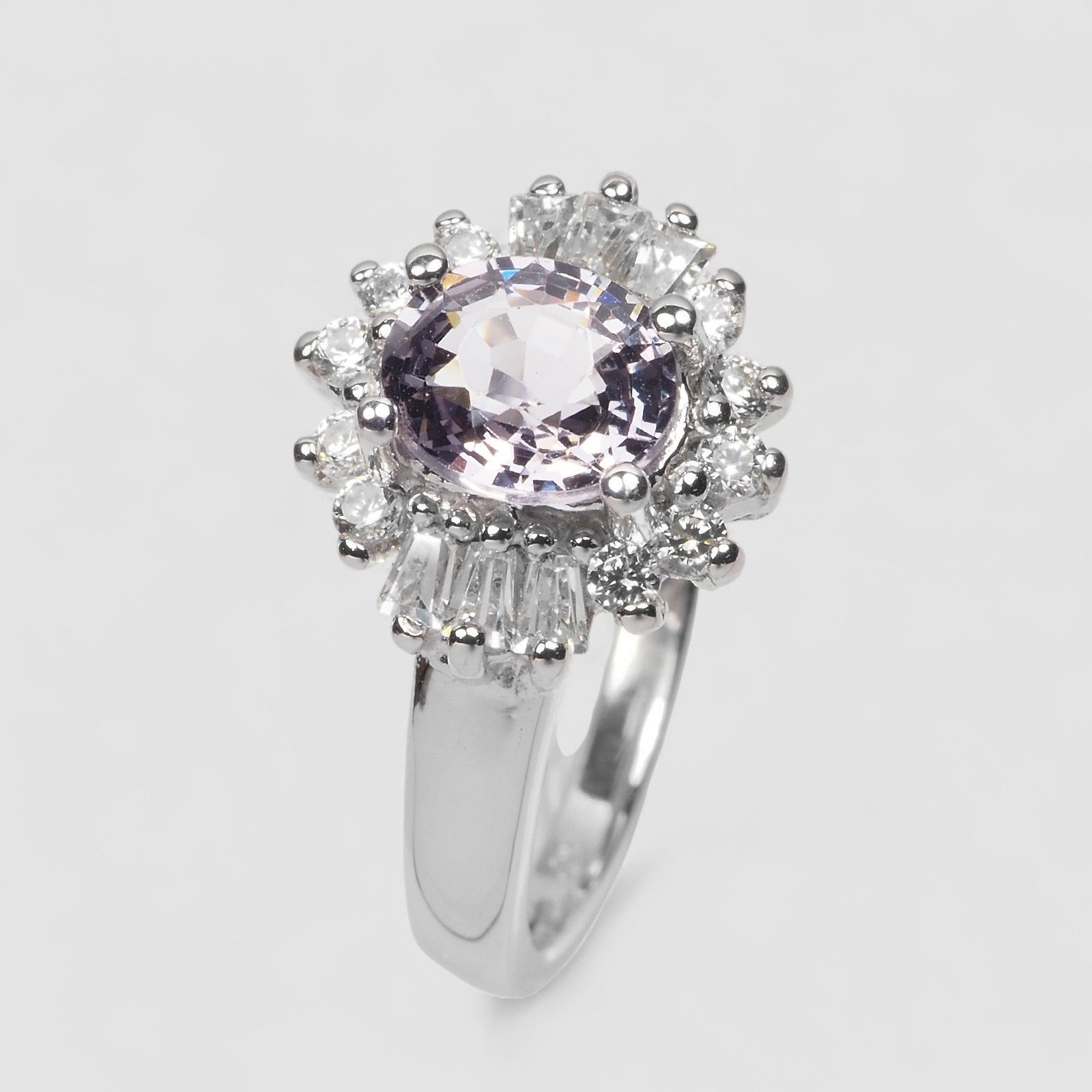 Purple Spinel 925 Sterling Silver Ring