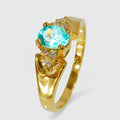 Blue Apatite 925 Sterling Silver Ring