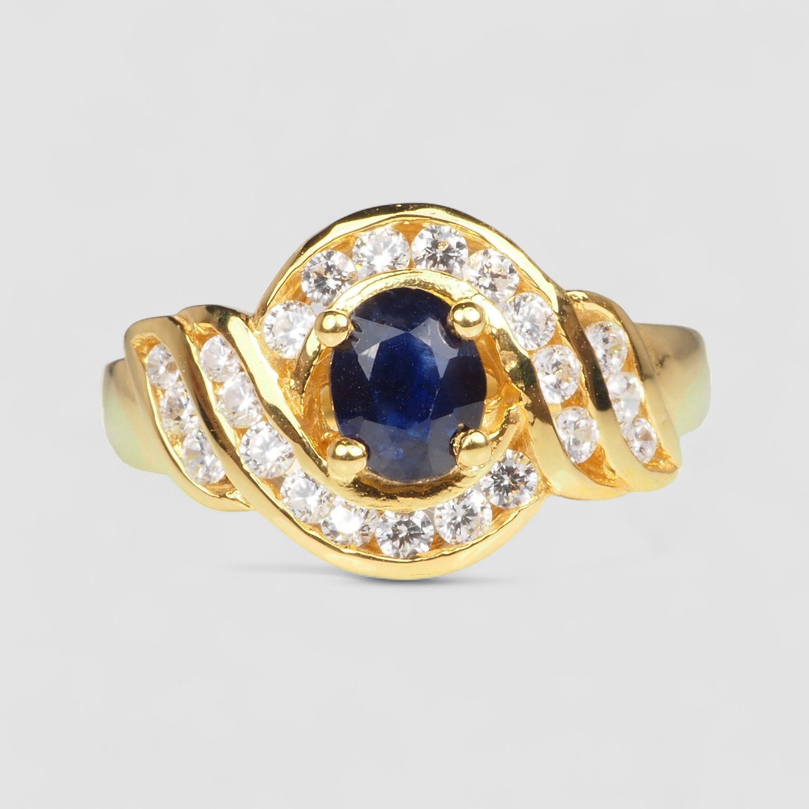 Blue Sapphire 925 Sterling Silver Ring