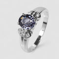 Gray Spinel 925 Sterling Silver Ring