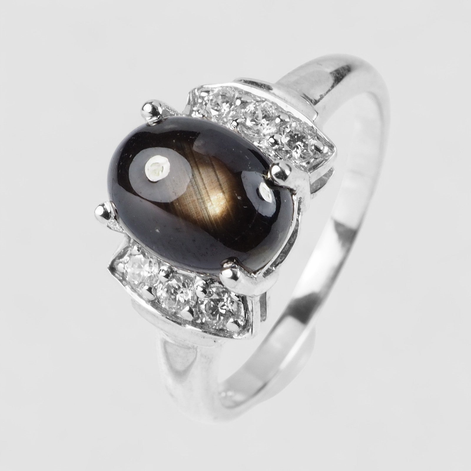 BLACK STAR SAPPHIRE FINE JEWELRY RING