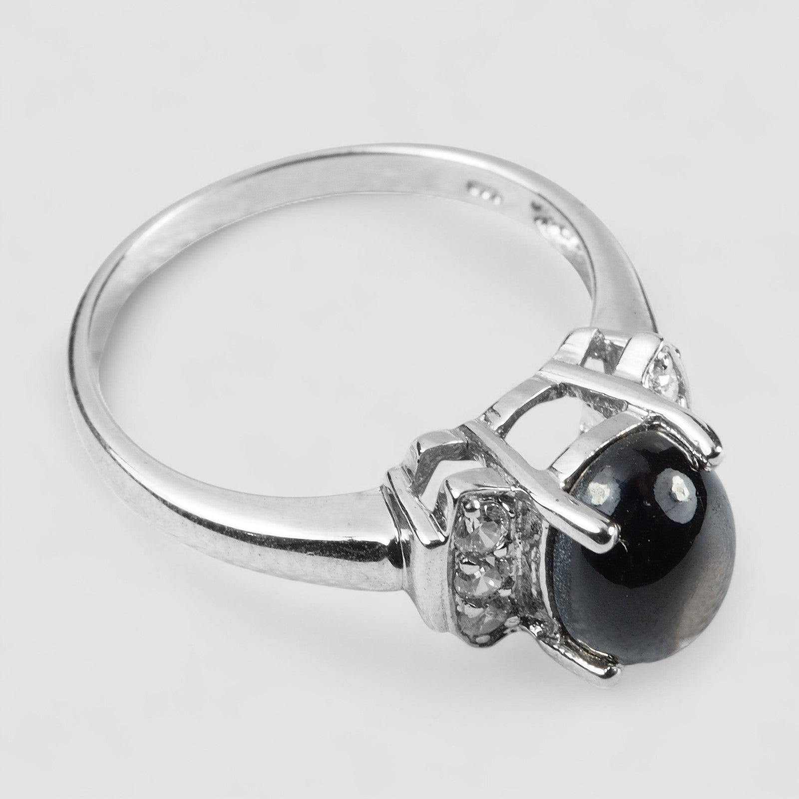 BLACK STAR SAPPHIRE FINE JEWELRY RING