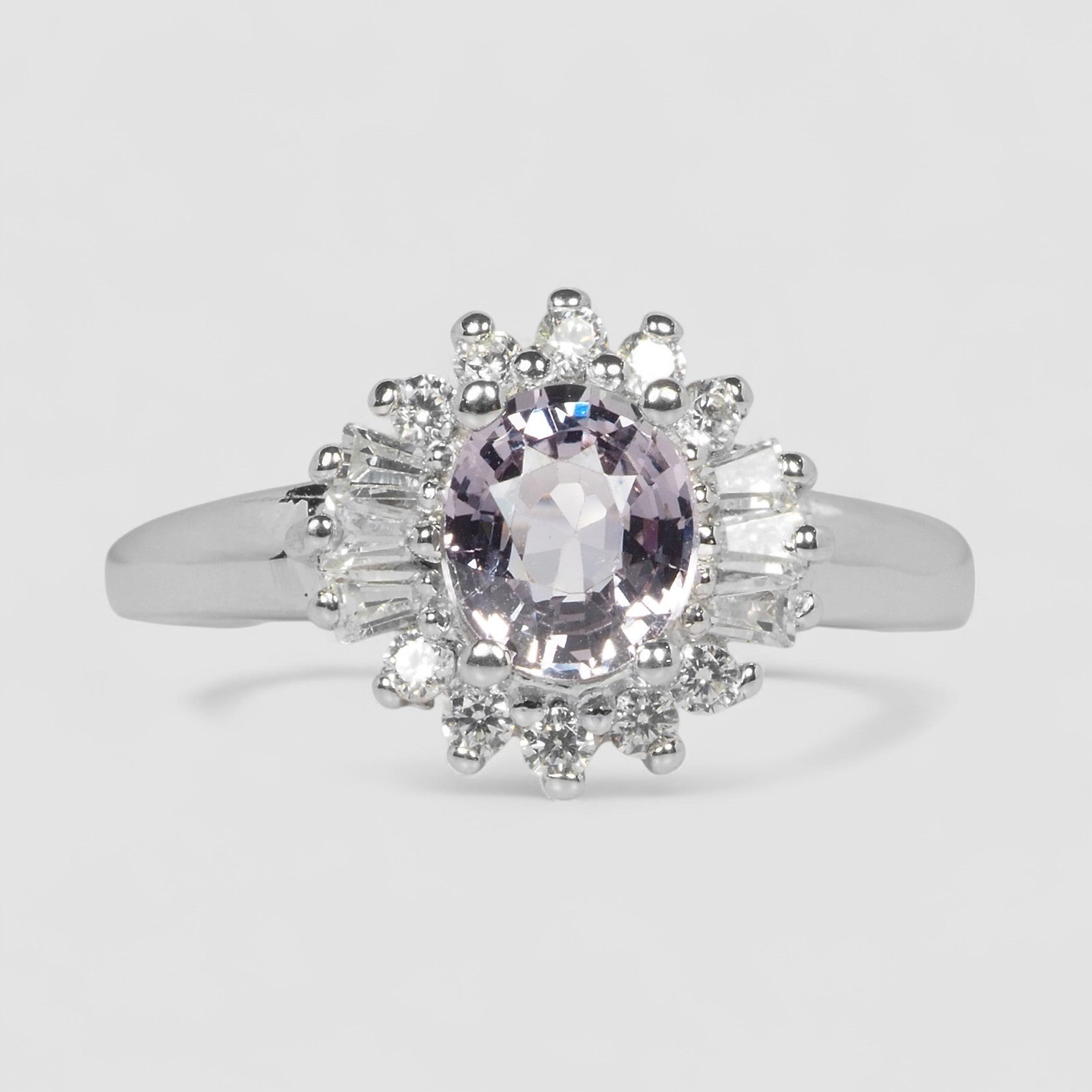 Purple Spinel 925 Sterling Silver Ring