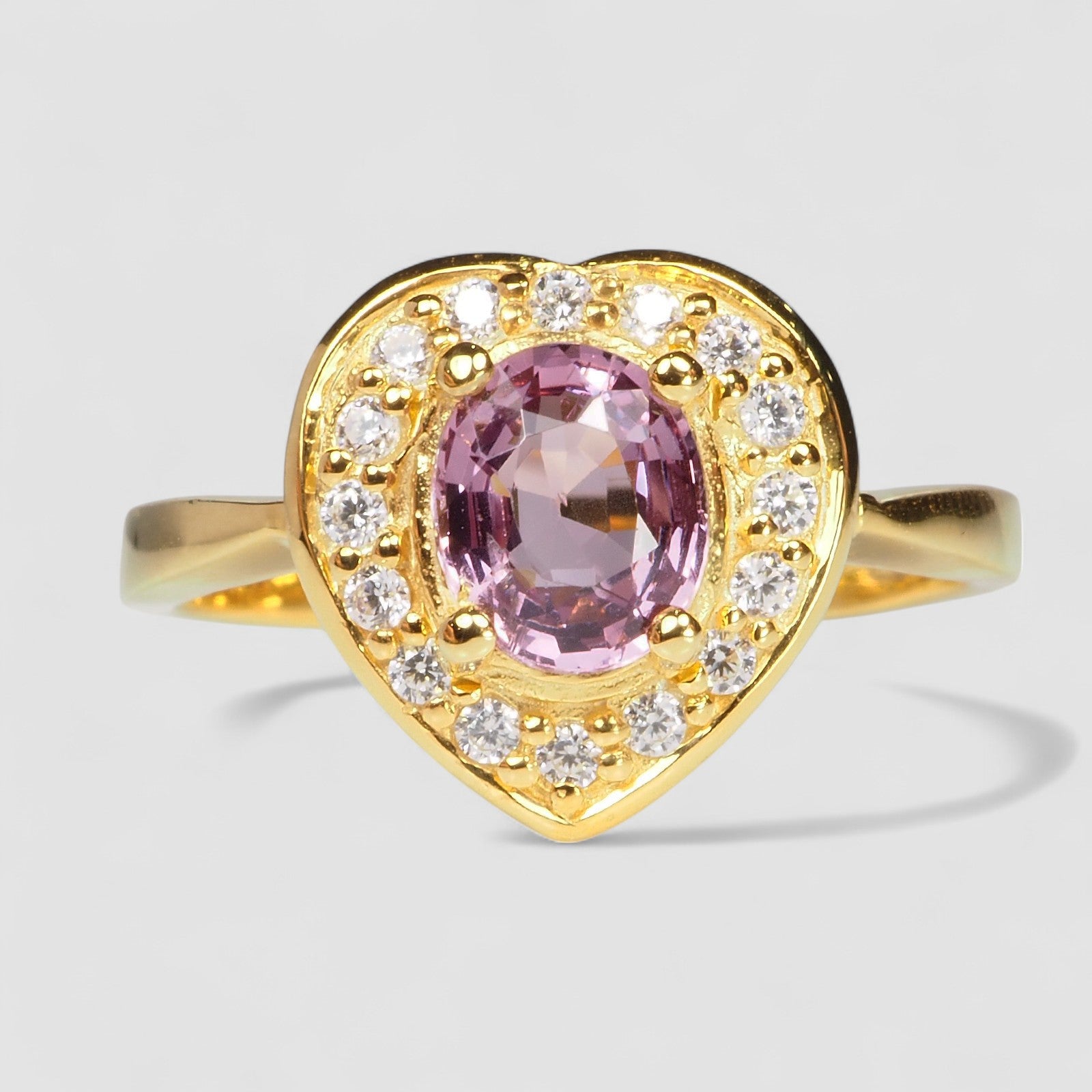 Pink Spinel 925 Sterling Silver Ring
