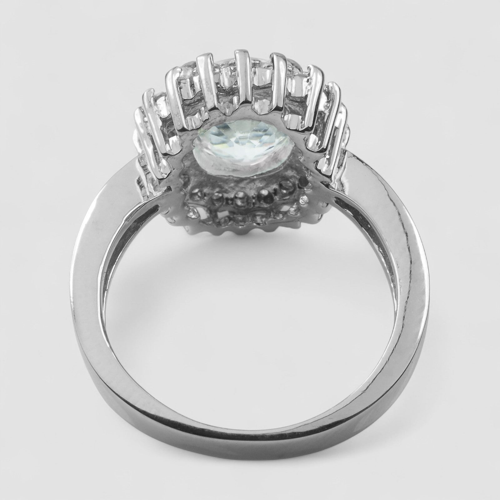 White Zircon 925 Sterling Silver Ring