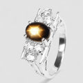Blue Star Sapphire 925 Sterling Silver Ring