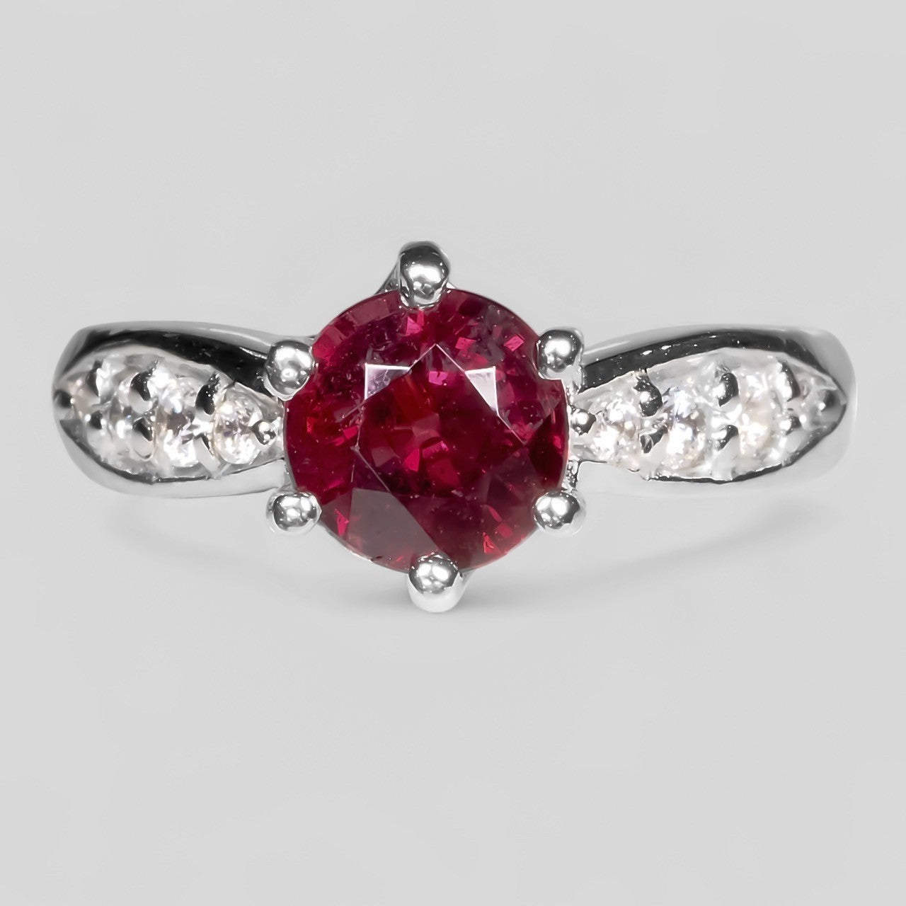 Pink Rhodolite Garnet 925 Sterling Silver Ring