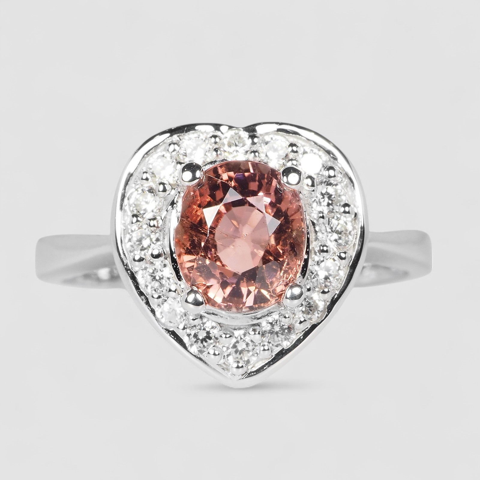 Pink Tourmaline 925 Sterling Silver Ring