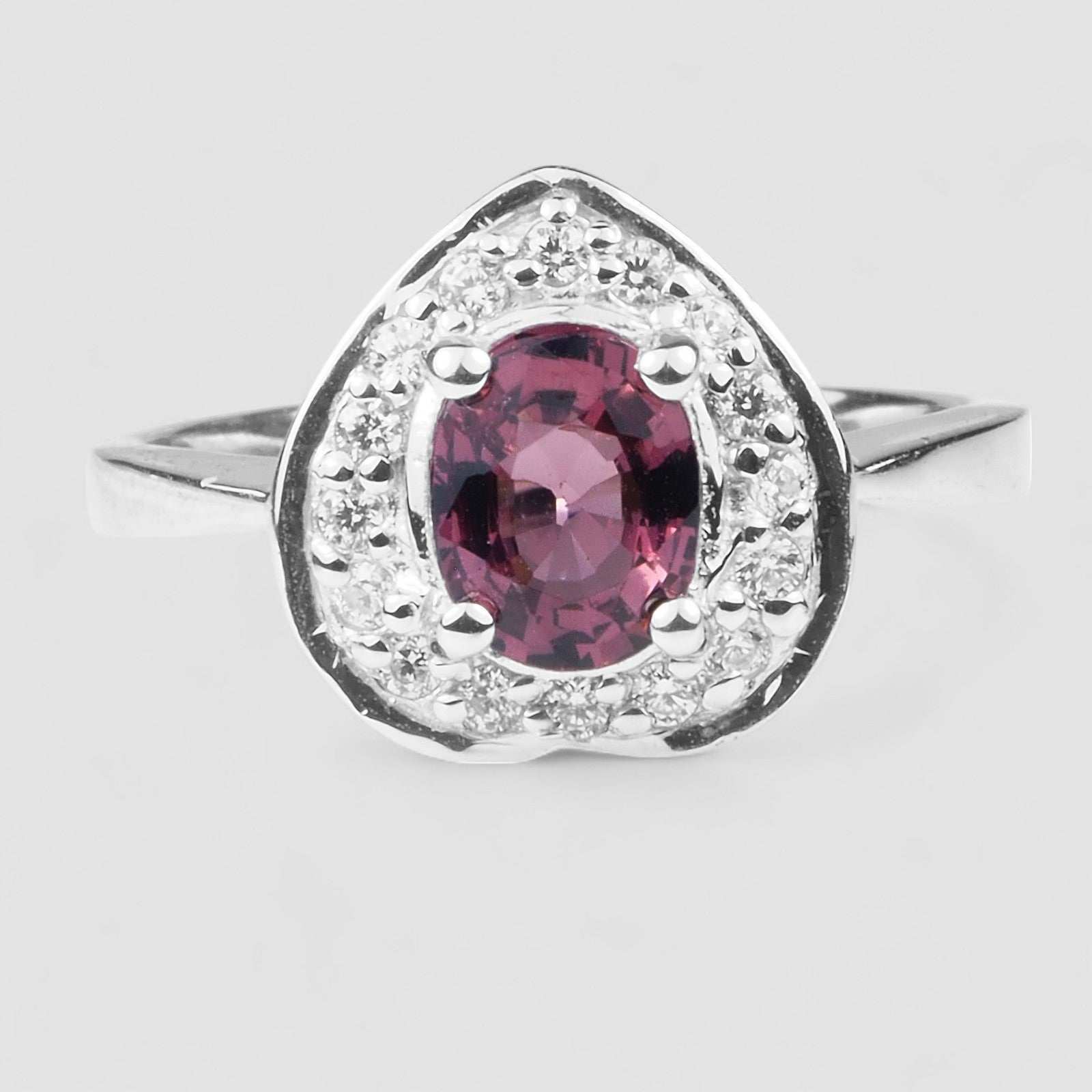 Pink Spinel 925 Sterling Silver Ring
