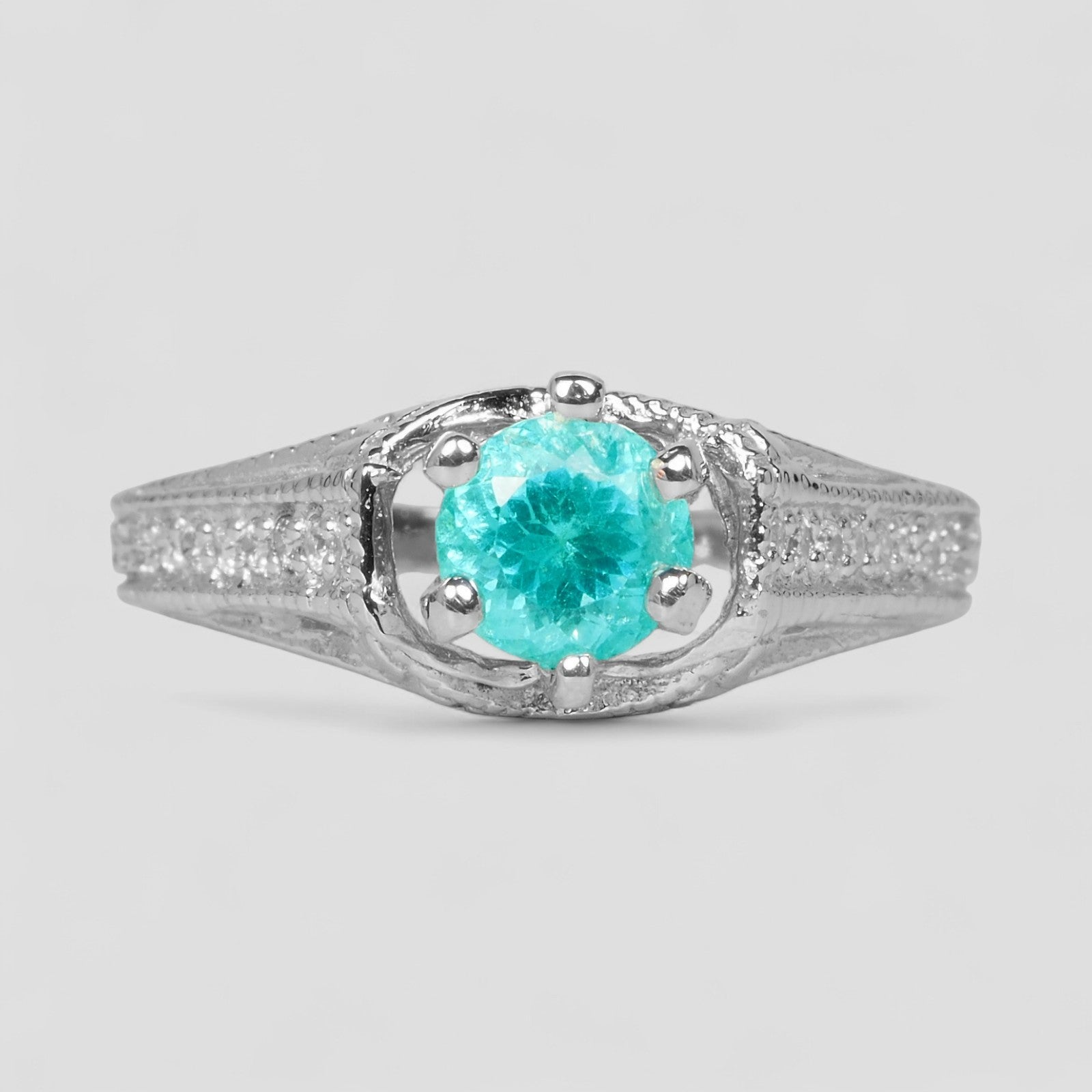 Blue Apatite 925 Sterling Silver Ring