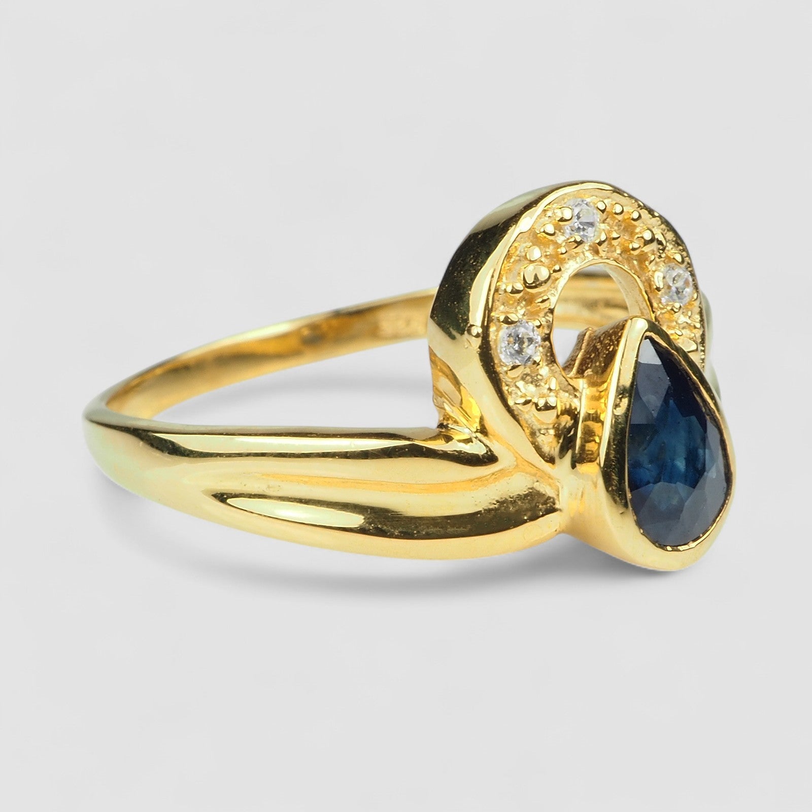 Blue Sapphire 925 Sterling Silver Ring