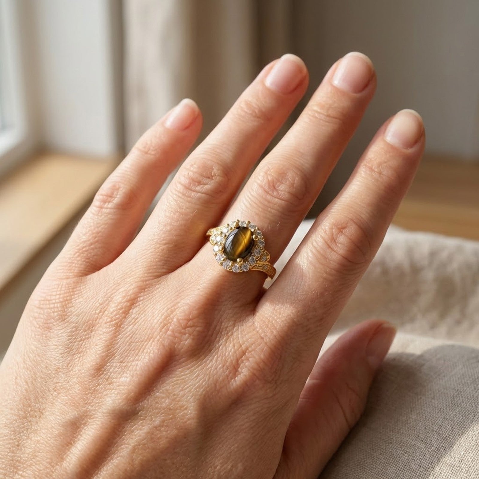 Black Star Sapphire 925 Sterling Silver Ring