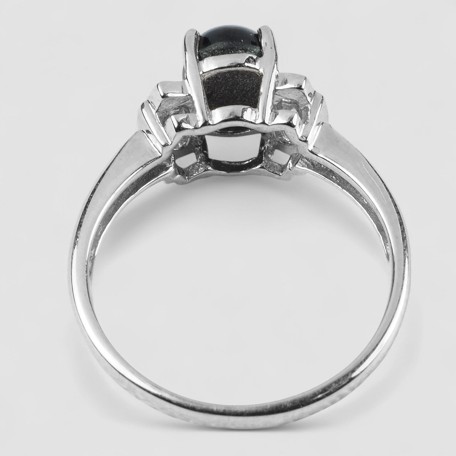 BLACK STAR SAPPHIRE FINE JEWELRY RING