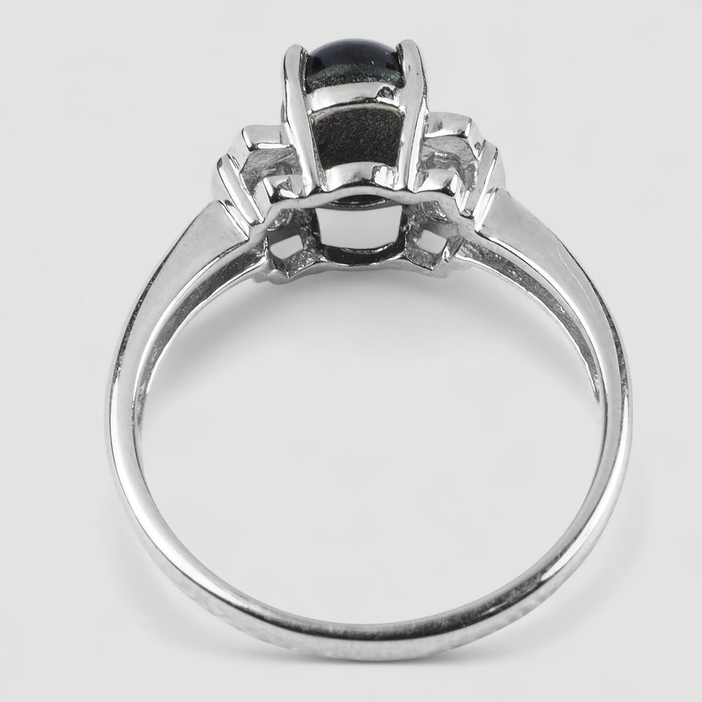 BLACK STAR SAPPHIRE FINE JEWELRY RING