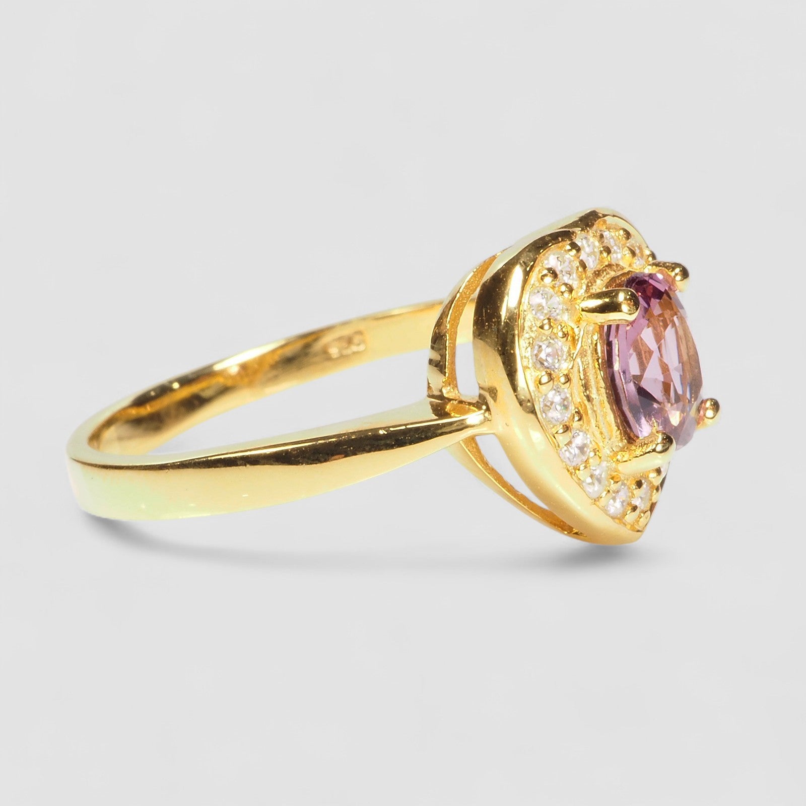 Pink Spinel 925 Sterling Silver Ring