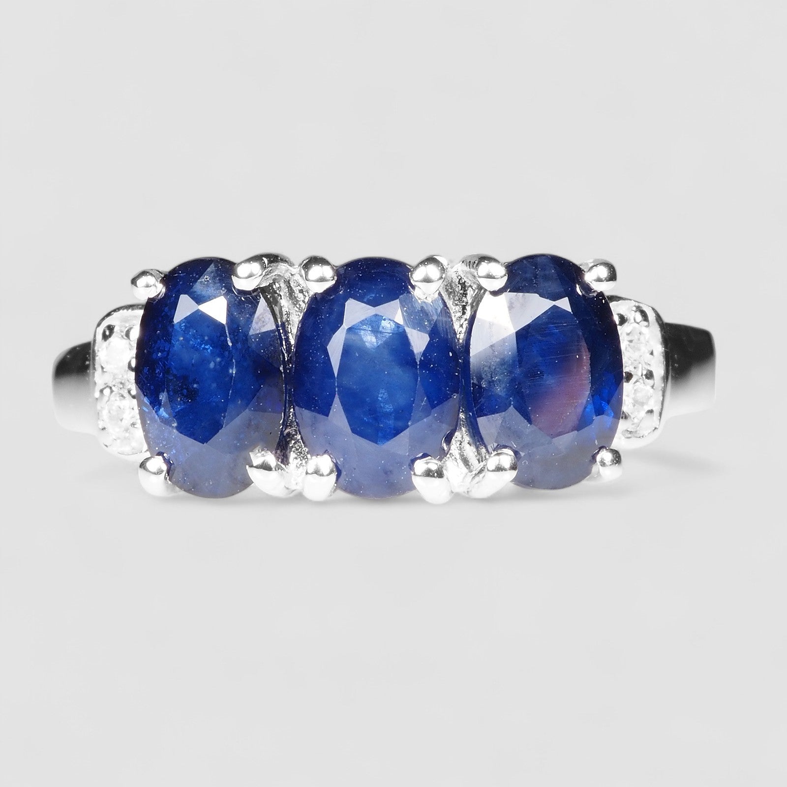 Blue Sapphire 925 Sterling Silver Ring