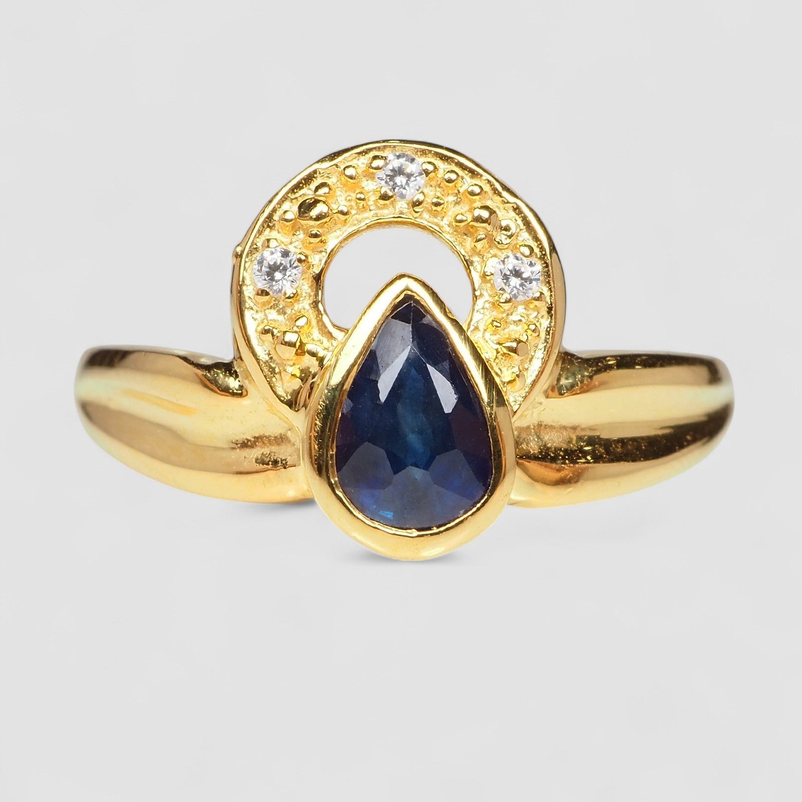 Blue Sapphire 925 Sterling Silver Ring
