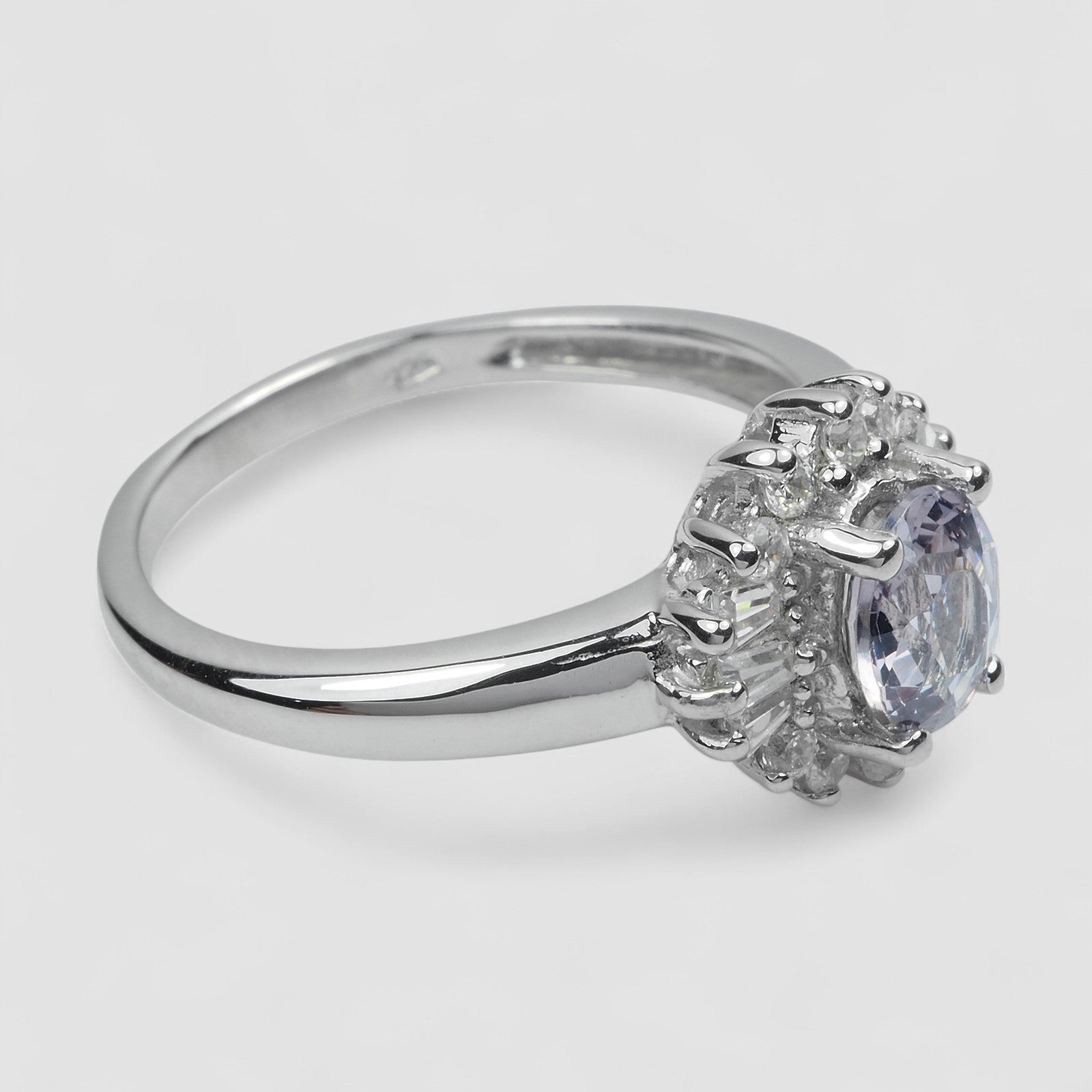 Purple Spinel 925 Sterling Silver Ring