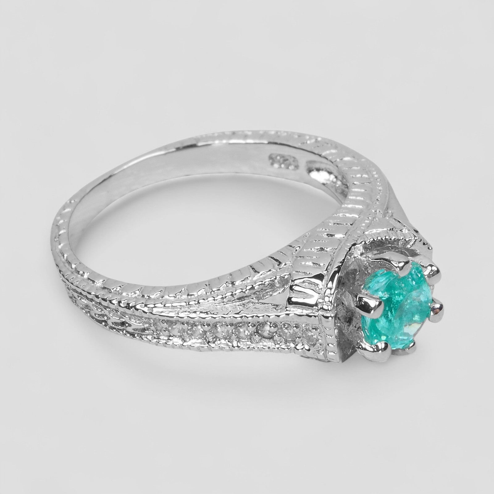 Blue Apatite 925 Sterling Silver Ring