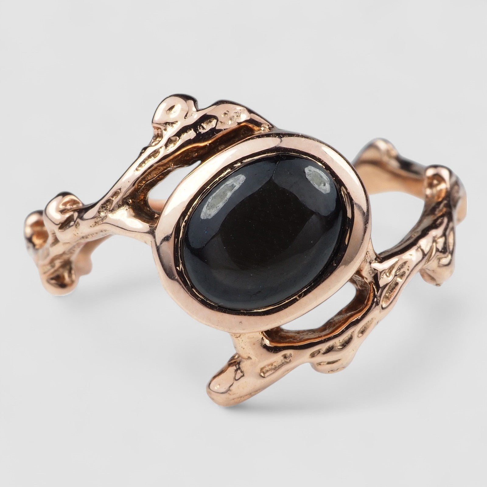 Black Star Sapphire 925 Sterling Silver Ring, 925 Everyday Jewelry, Gift for Her