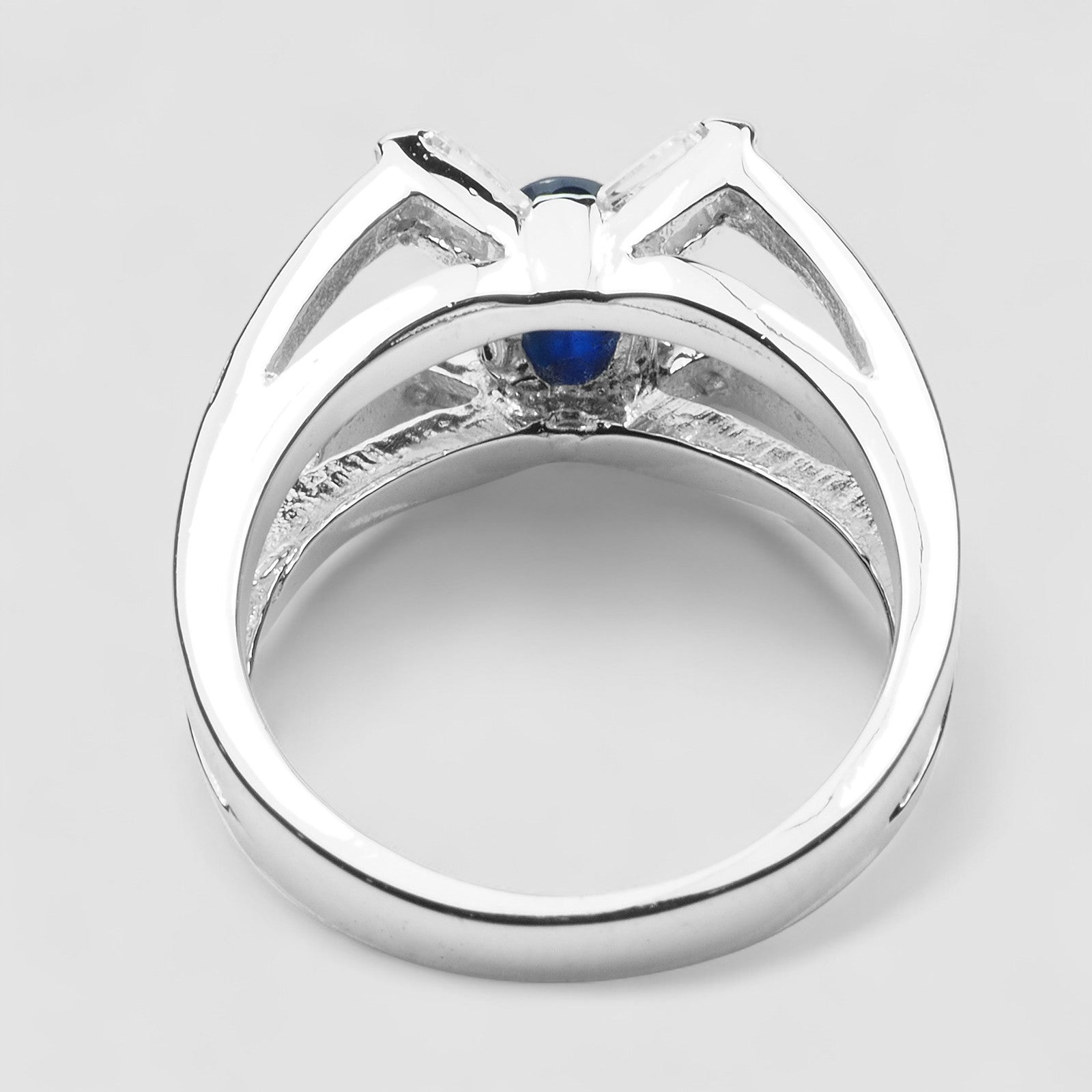 Blue Sapphire 925 Sterling Silver Ring