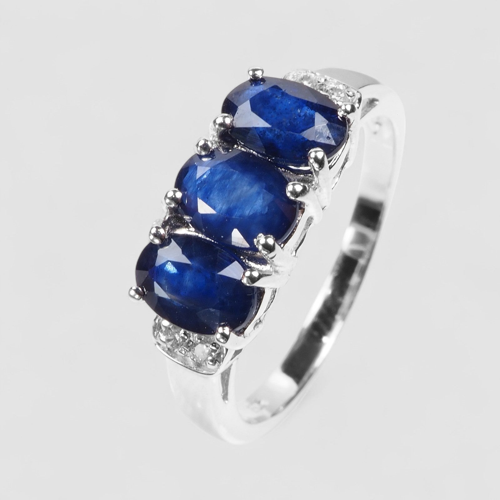 Blue Sapphire 925 Sterling Silver Ring