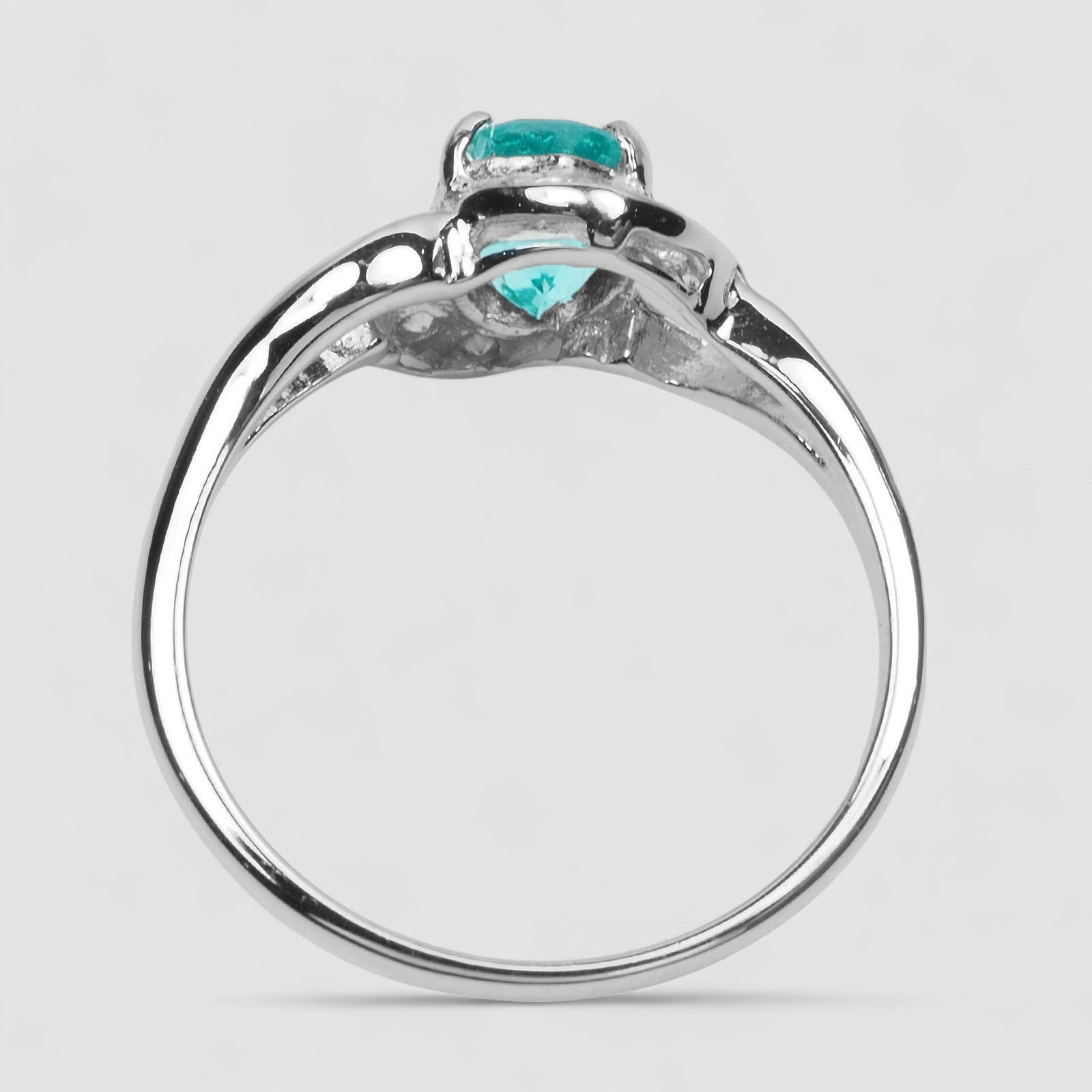Neon Blue Apatite 925 Sterling Silver Ring