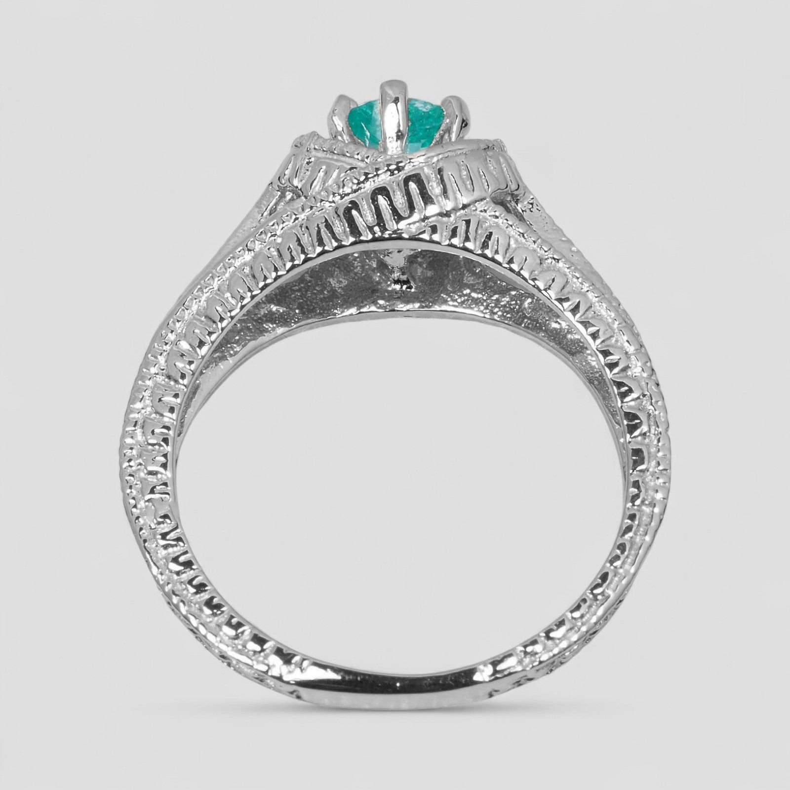 Blue Apatite 925 Sterling Silver Ring