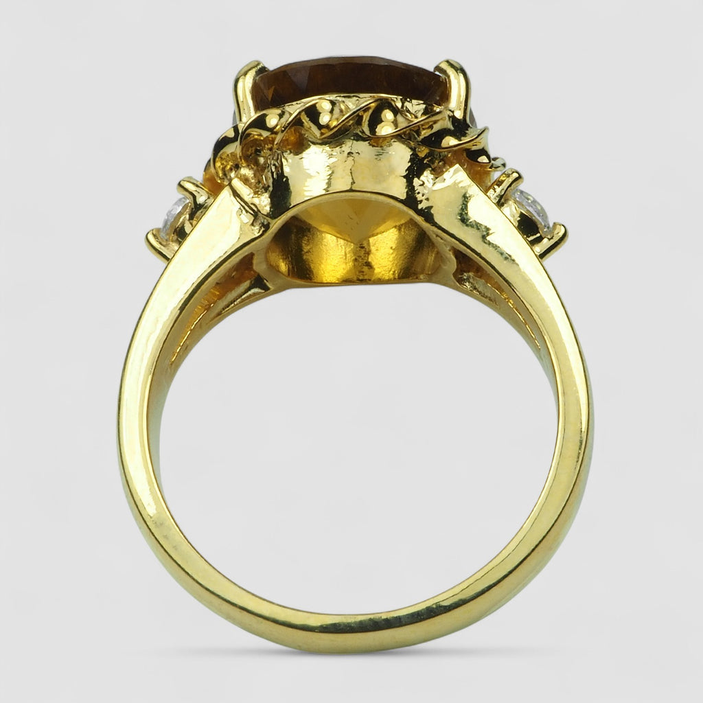 GOLDEN YELLOW CITRINE FINE RING