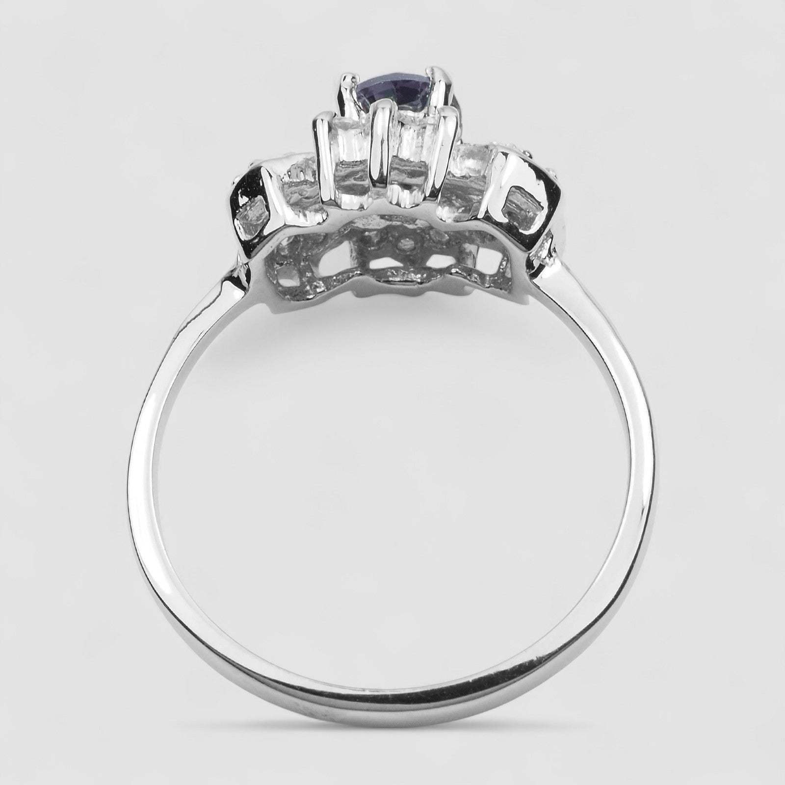 Purple Spinel 925 Sterling Silver Ring