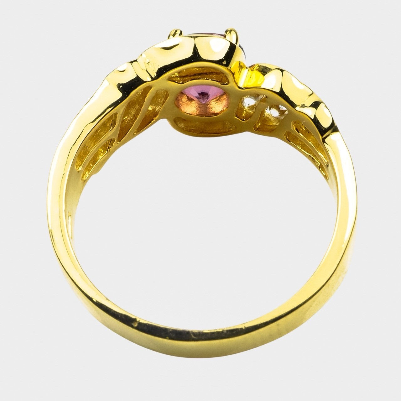 Purple Rhodolite Garnet 925 Sterling Silver Ring
