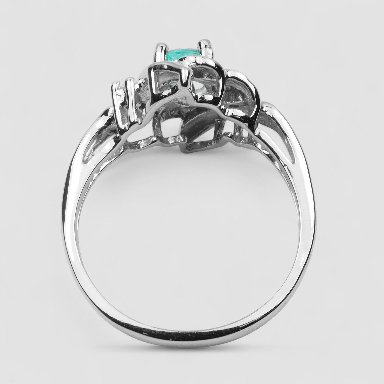 Neon Apatite 925 Sterling Silver Ring