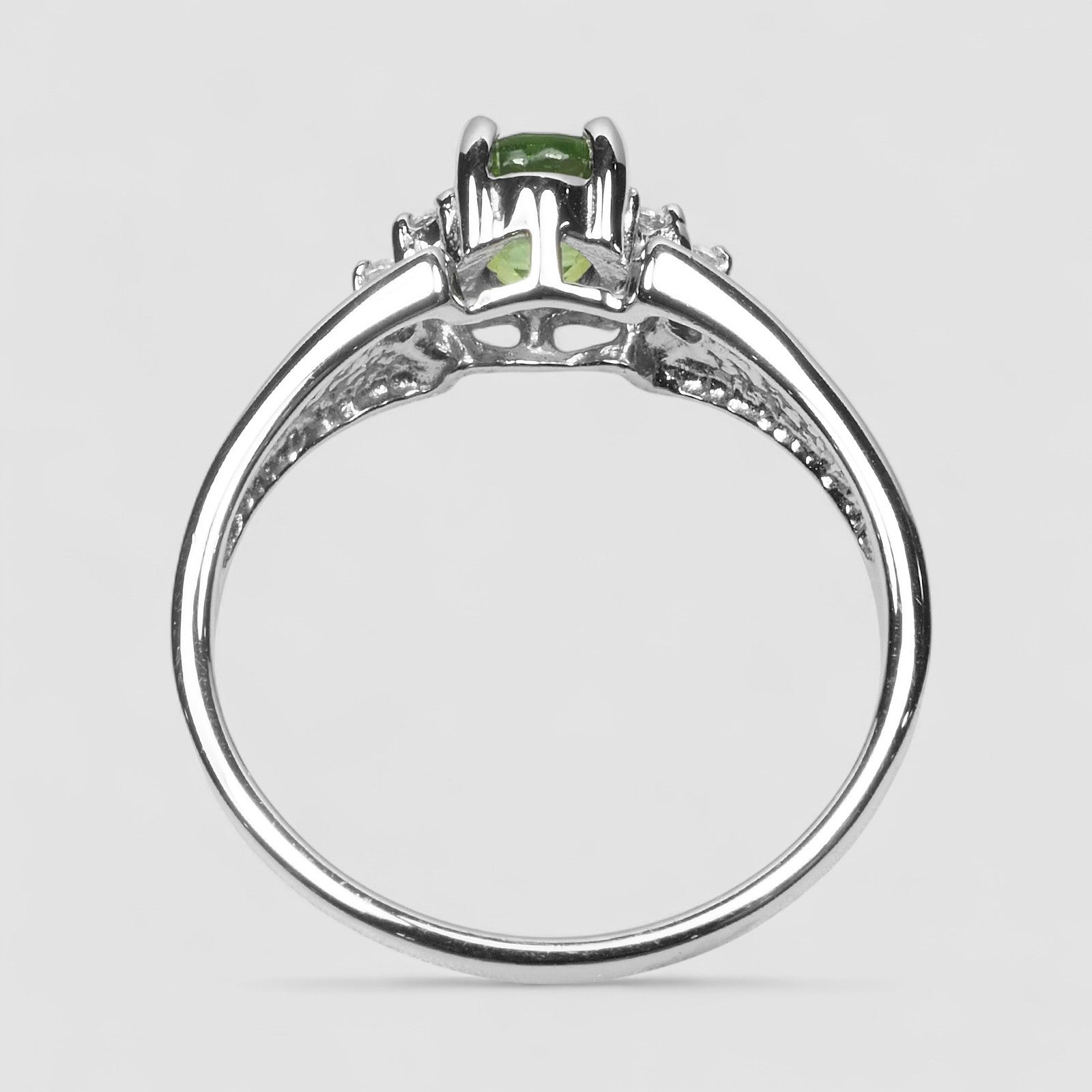 Dazzling Green Tourmaline Ring