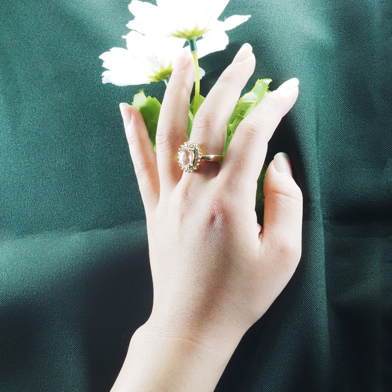 White Zircon 925 Sterling Silver Ring
