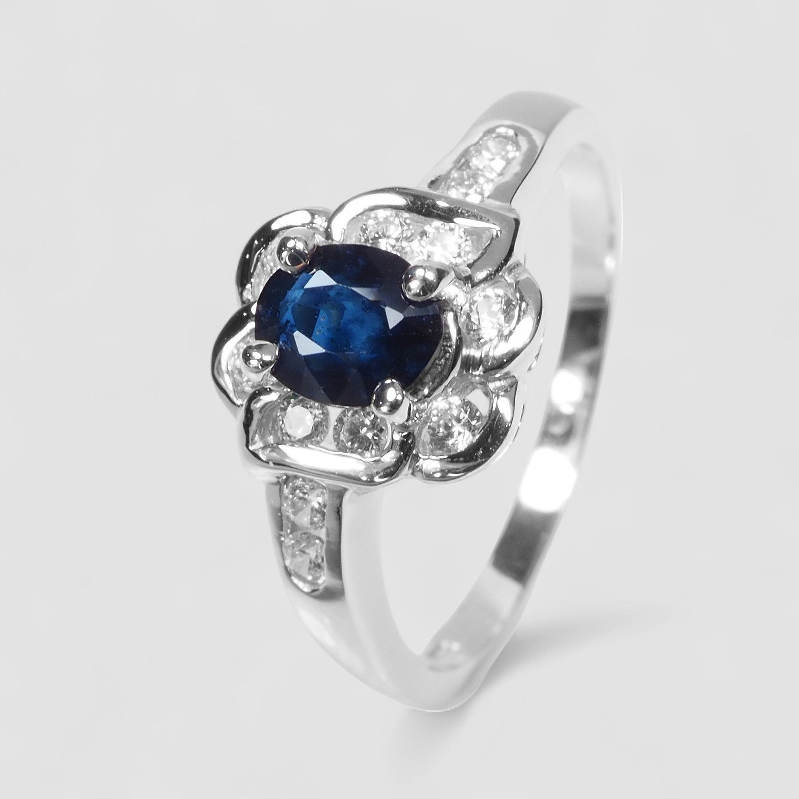 Blue Sapphire 925 Sterling Silver Ring