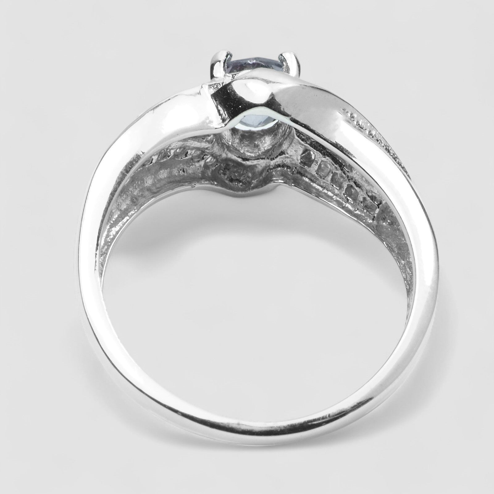 Gray Spinel 925 Sterling Silver Ring