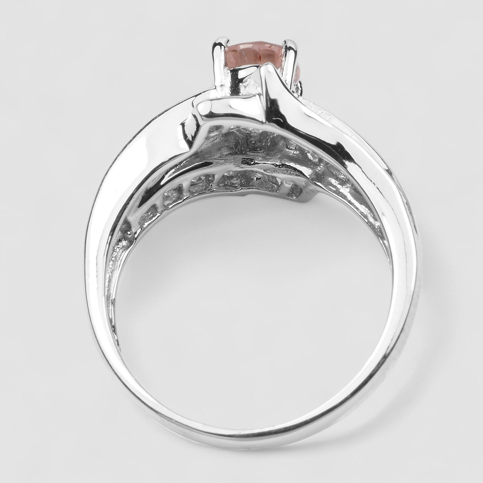 Pink Tourmaline 925 Sterling Silver Ring