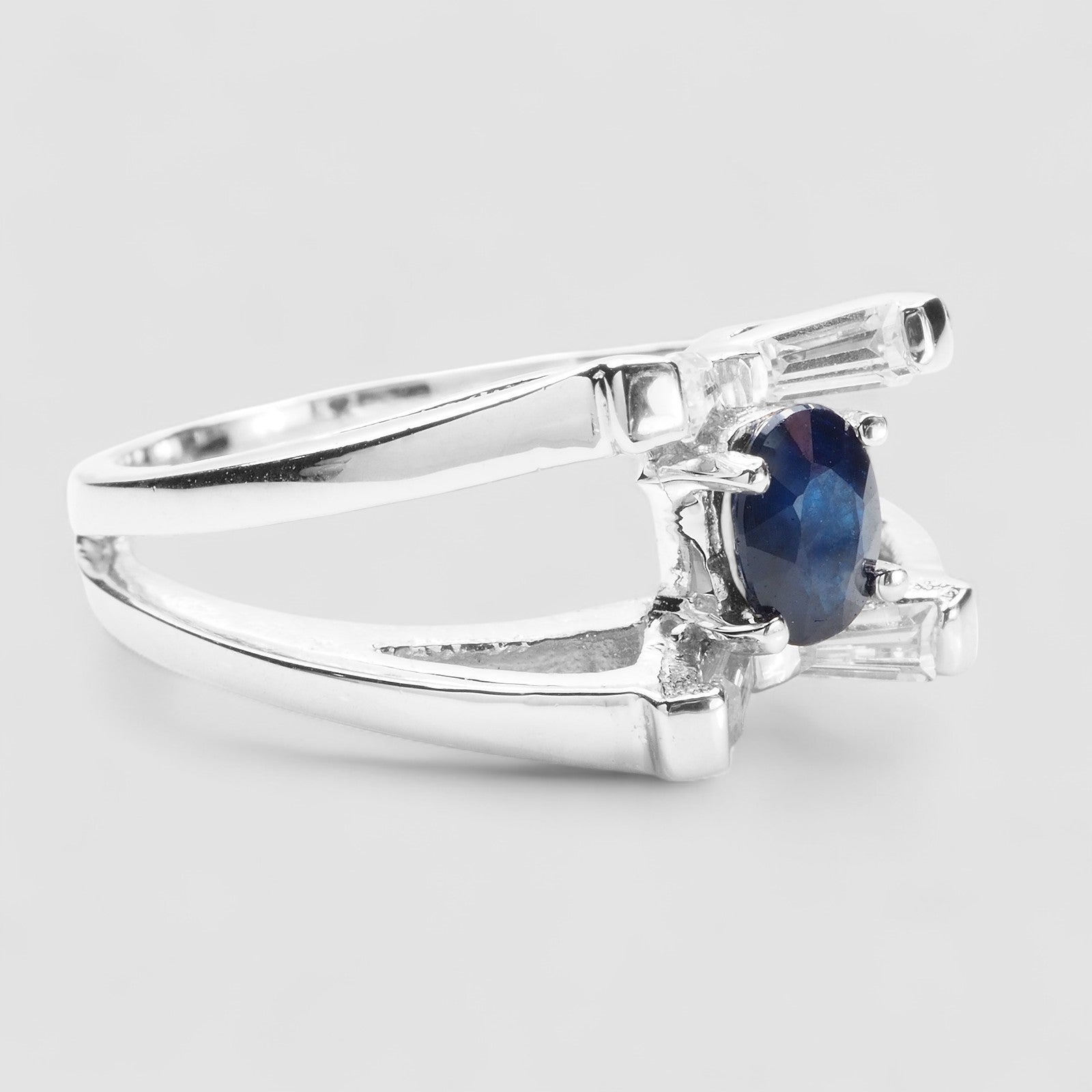 Blue Sapphire 925 Sterling Silver Ring