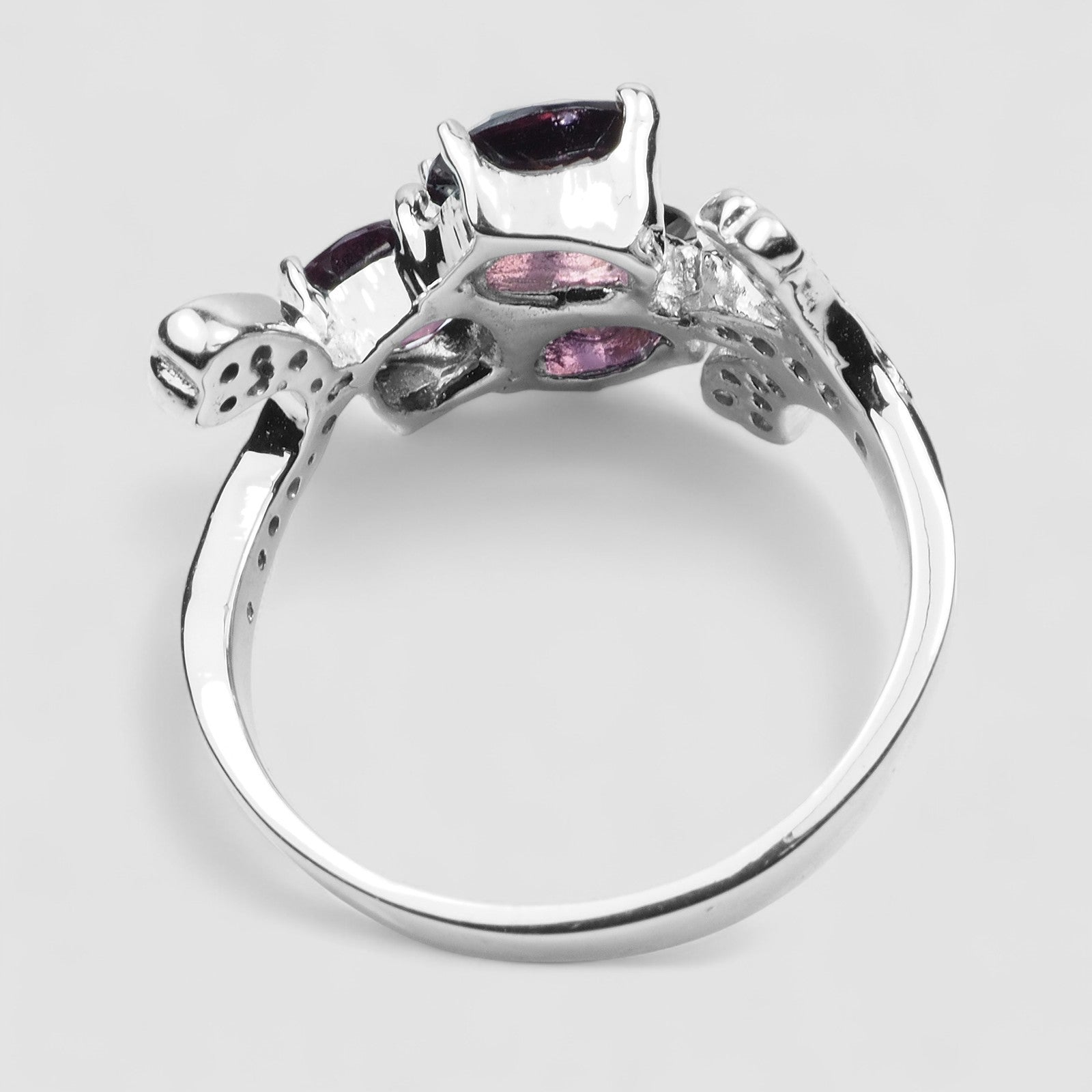 Purple Spinel 925 Sterling Silver Ring