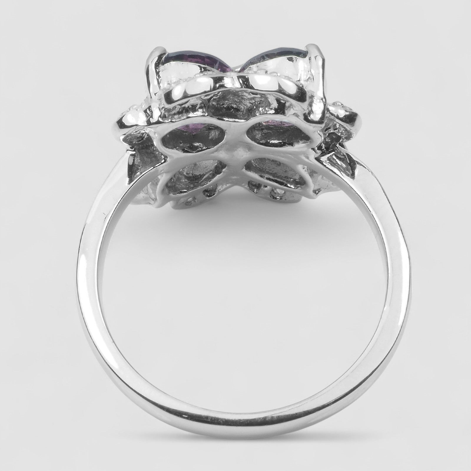 Purple Spinel 925 Sterling Silver Ring